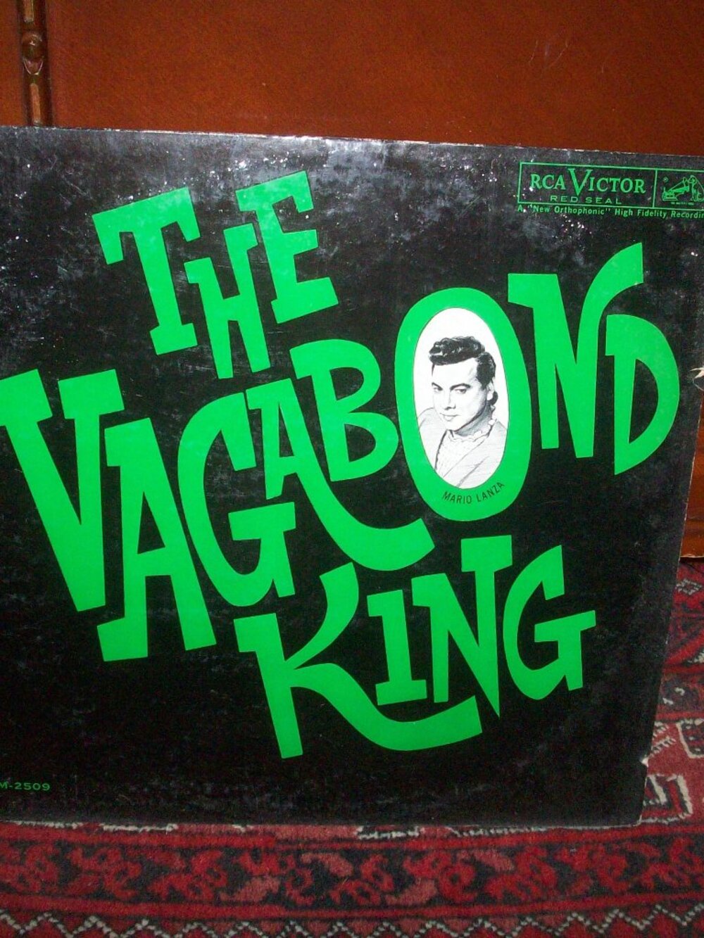 Mario Lanza The Vagabond King LP Vinyl Album Record LSC-2509 RCA